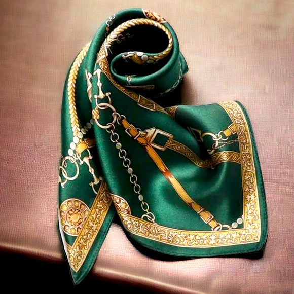 100% Mulberry Silk Scarf with Gift Box - Picture 2 of 5